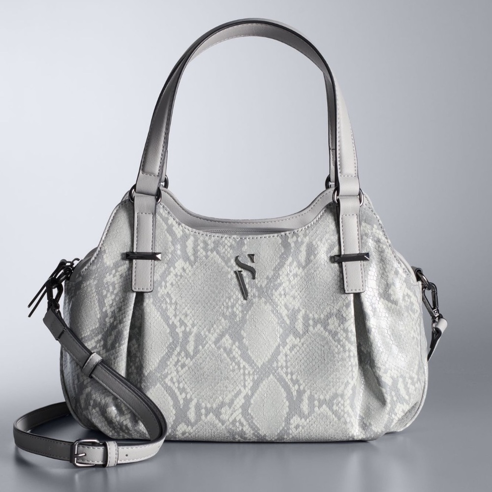 NWT Simply Vera Vera Wang Buena Satchel Bag
